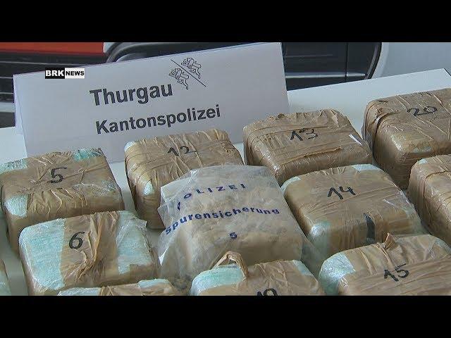 Frauenfeld TG / Köln (D): 14 Kilogramm Heroin sichergestellt