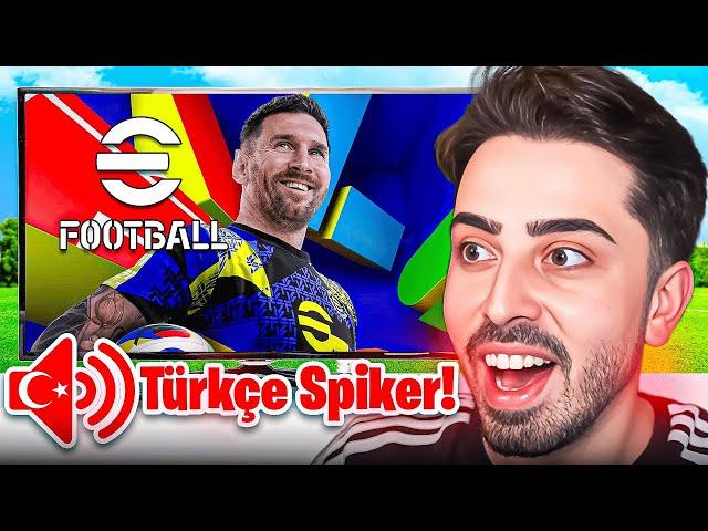 eFOOTBALL 25 TÜRKÇE SPİKER HARİKA OLMUŞ!