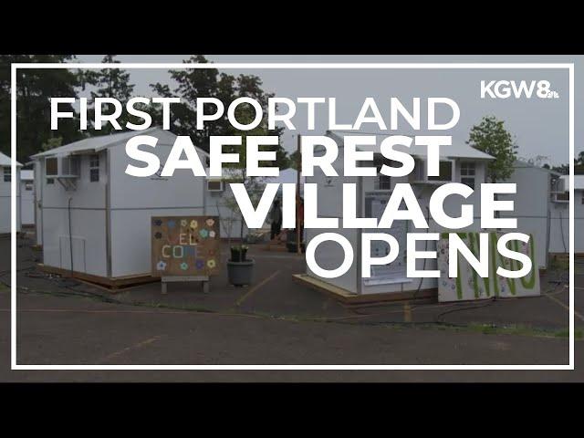 Portland's first Safe Rest Village opens next week, and some neighbors are concerned