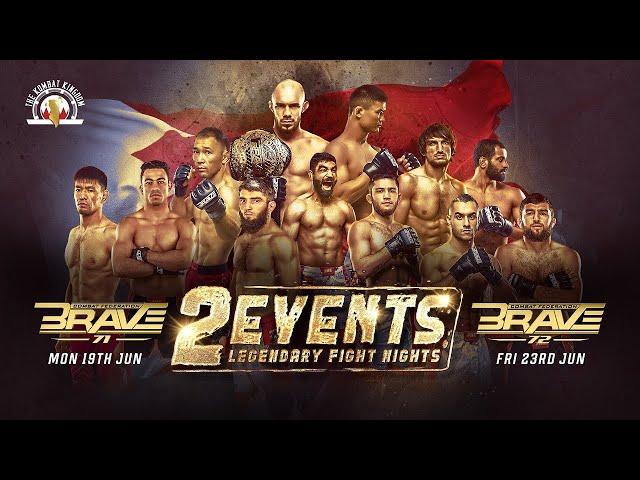 BRAVE CF 71 & BRAVE CF 72 | BRAVE Kombat Kingdom Announcement Promo | Watch for FREE on BRAVE TV