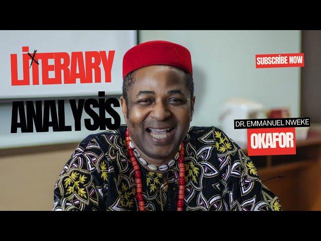 What is Literary Analysis explained in Igbo Language (Nteje-Abogu dialect).