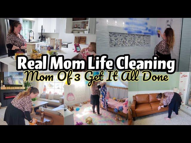 REAL MOM LIFE CLEANING / WHOLE HOUSE CLEAN WITH ME / GET IT ALL DONE SPEED CLEANING MOTIVATION