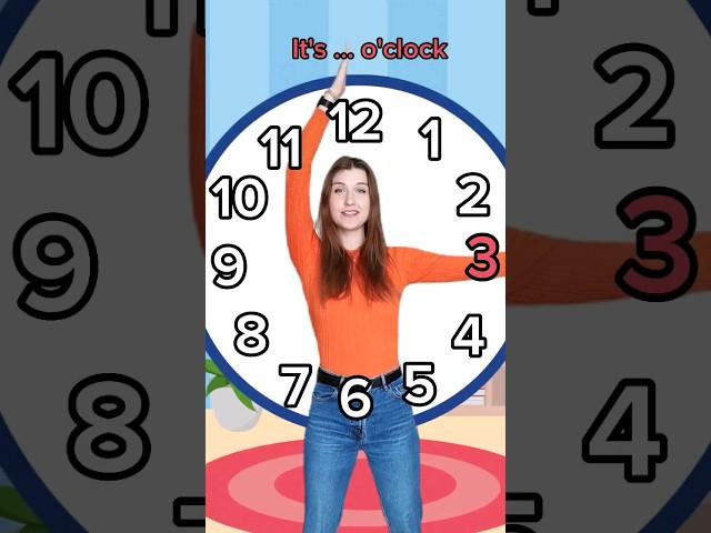 What time is it? #englishforkids #englishsongs #learnenglish