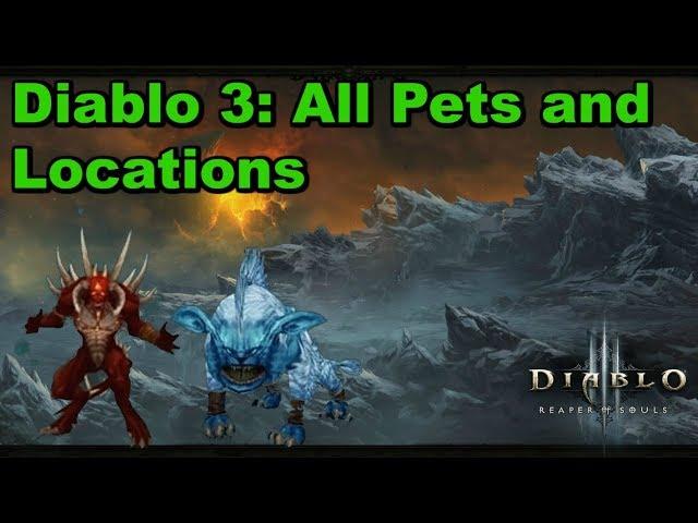 Diablo 3 All Pet's And Locations