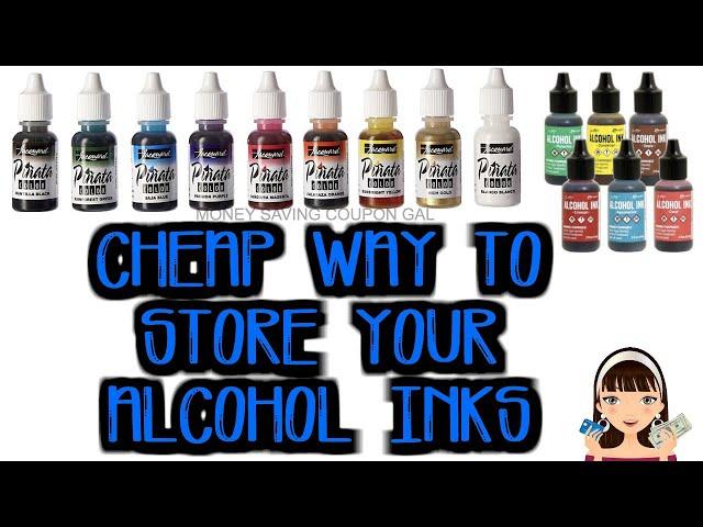 CHEAP WAY TO STORE YOUR ALCOHOL INKS