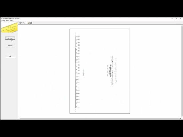 Scale Ruler Printable With Variable Scale