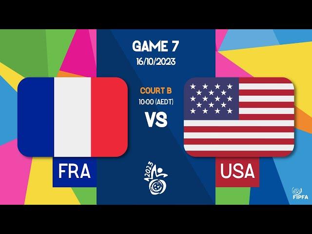 France vs USA - 2023 FIPFA Powerchair Football World Cup