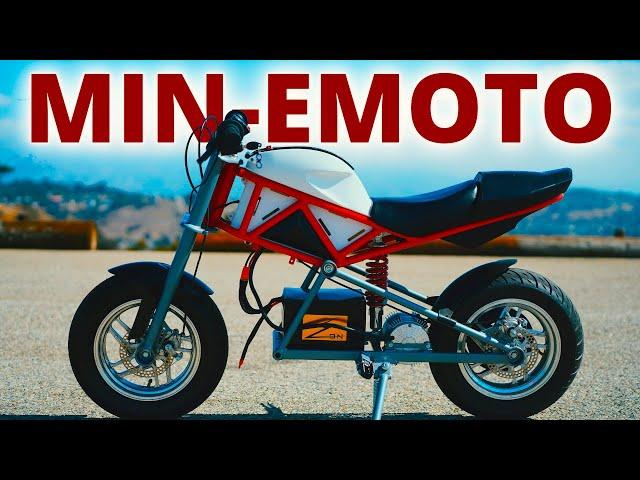 I Built a 50mph MinE-Moto with TESLA BATTERIES