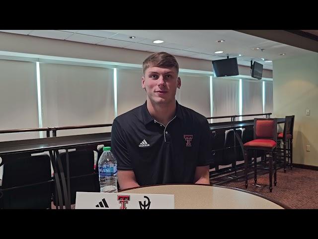 Exclusive: Texas Tech TE Mason Tharp is older, wiser, and most importantly, healthy