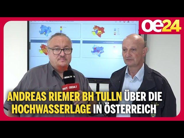 Dramatische Hochwasserlage in Österreich | Andreas Riemer BH Tulln