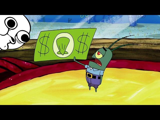 ¿De donde saca dinero Plankton si es un fracasado? (Bob Esponja)