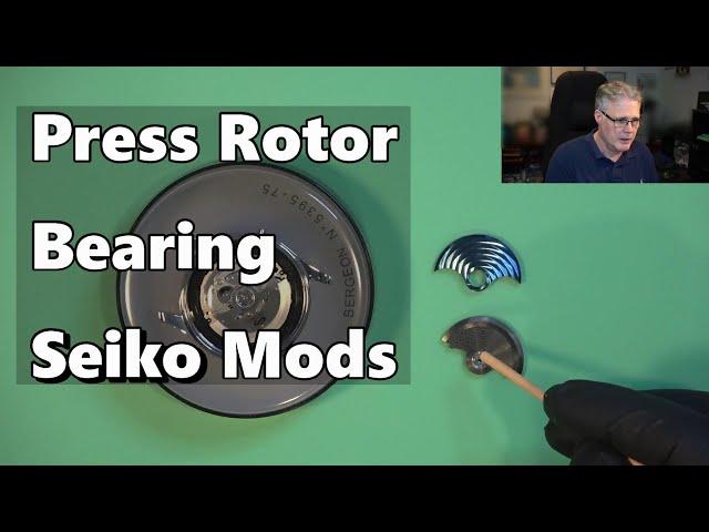 How to press new rotor bearing on aftermarket watch rotor