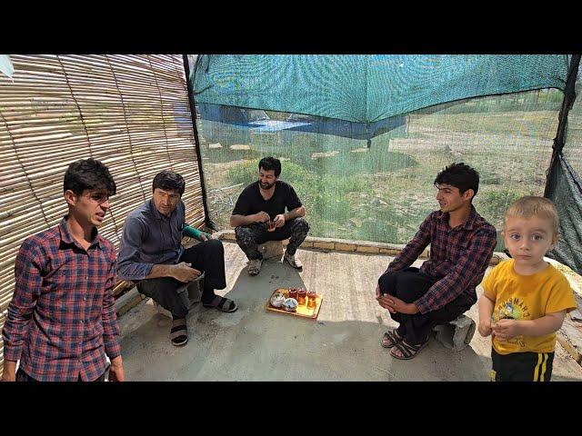 Jamshid's powerful start to building a house