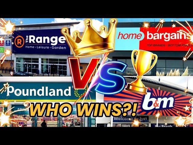 WHO SHOULD BE CROWNED BEST CHRISTMAS FOR 2024 ⁉️  Home Bargains, The Range, B&M, Poundland..