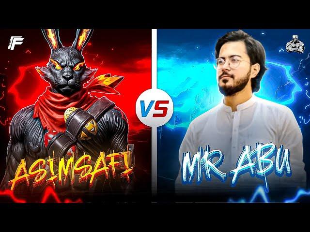 MR ABU VS ASIMSAFI999 Face To Face Battle || Who Will Win? BR Ranked Gameplay || ASIMSAFI999