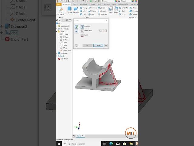  Master the Mirror Command in Inventor! 