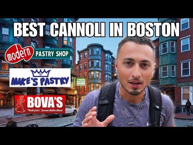 Ranking the BEST Cannoli In Boston! (Mike’s, Modern, Bova’s)