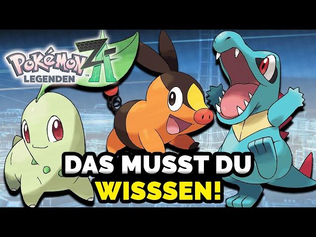 Das müsst ihr JETZT über die Pokémon Legenden Z-A STARTER wissen!