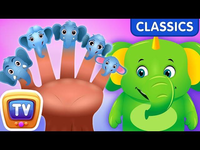 Finger Family Song - Elephant - Kids Songs and Learning Videos - ChuChu TV Classics #nurseryrhymes