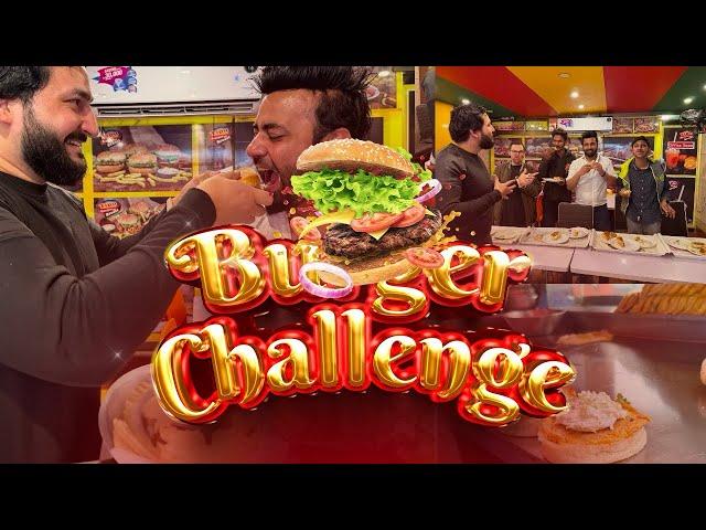 Most Burgers eaten in a minute challenge– Tipu Burger