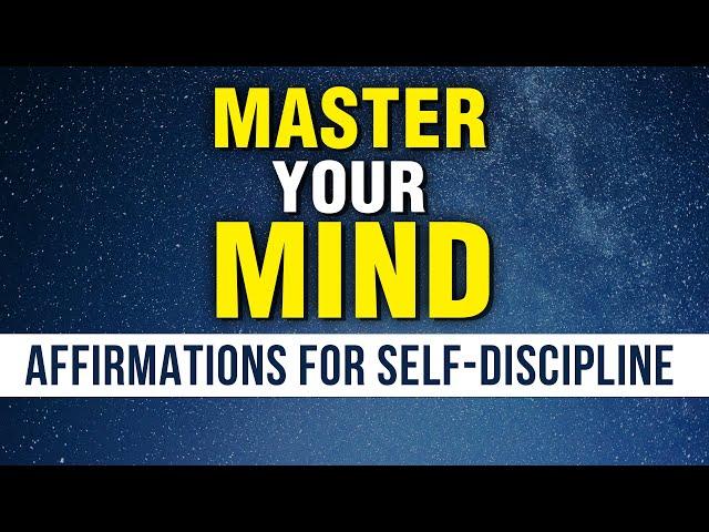 Brainwash Yourself | Take Control Of Your Mind | Affirmations For Self-Discipline | Manifest