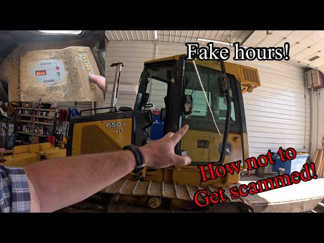 Buyer beware when buying used equipment, hours can be tampered with. We show you what to look for!