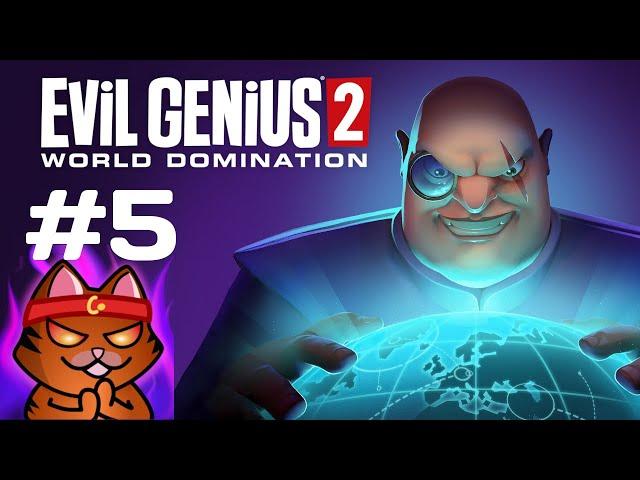 woahhjess plays Evil Genius 2: World Domination | #5 | Strategy Spy-fi Base Builder