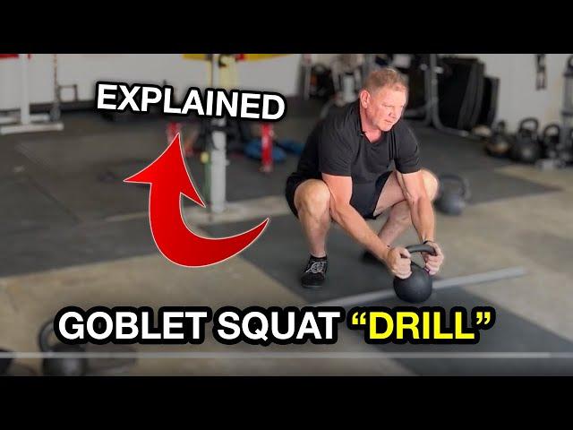 Dan John Teaches His "Goblet Squat Drill"