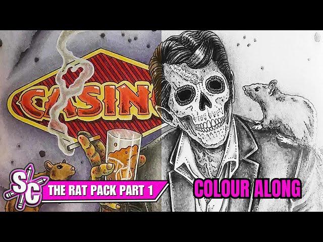 THE RAT PACK PART 1 COLOUR-ALONG Sophie Colours The Beauty of Horror V Coloring Book by Alan Robert
