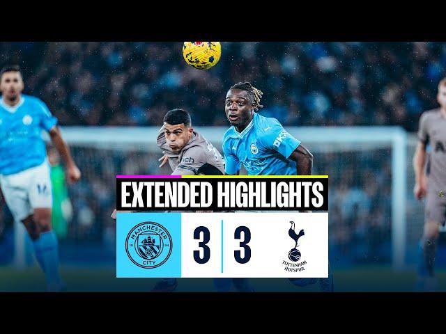 EXTENDED HIGHLIGHTS | Man City 3-3 Tottenham | Points shared in Premier League thriller!