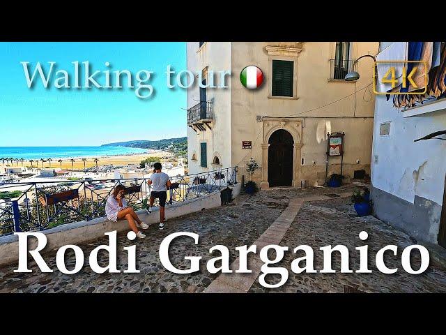 Rodi Garganico (Puglia), Italy【Walking Tour】History in Subtitles - 4K