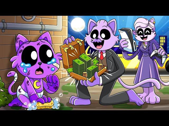 ¡CATNAP ADOPTADO POR TRILLONARIOS! Poppy Playtime Animación