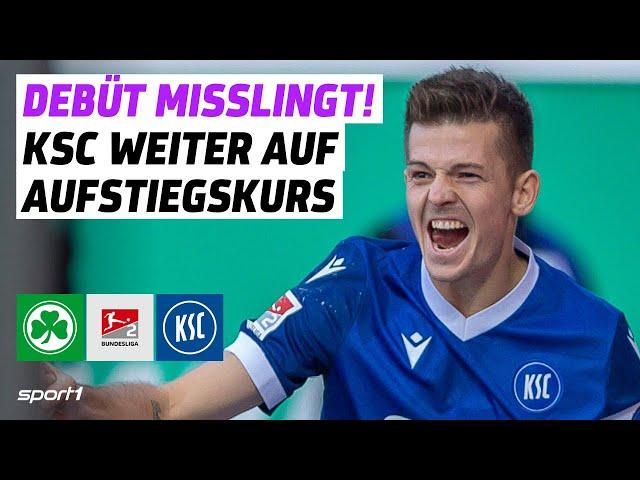 SpVgg Greuther Fürth - Karlsruher SC | 2. Bundesliga Tore und Highlights 13. Spieltag