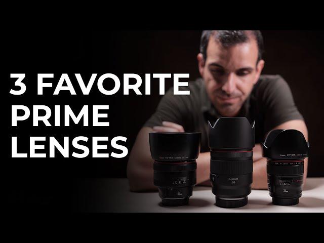 My Three Favorite Prime Lenses & How To Use Them For Portraiture