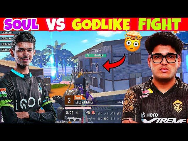 SouL Back To Back Triple Hat-trick Chicken Dinner  SouL Vs GodLike Fight  SouL Domination In Scrim