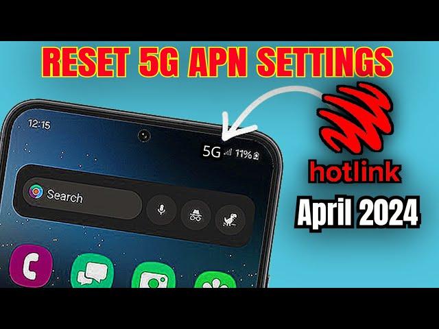 New 5g APN Settings for hotlink Malasia | hotlink internet settings 2024