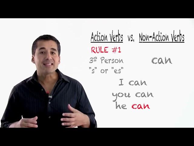 action vs non action verbs with Juan Carlos