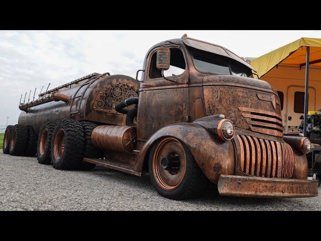 INSANE CUSTOM 1946 Chevy COE "BEER TANKER" by Hauk Designs..  Ultimate Callout Challenge 2021