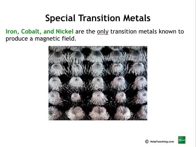 Transition Metals | Chemistry Lesson