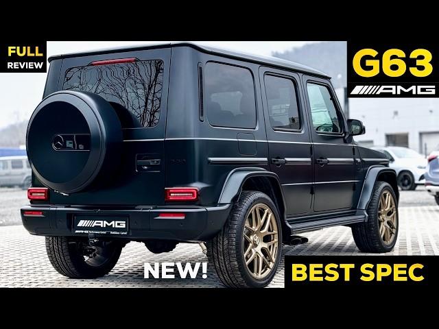 2025 MERCEDES-AMG G63 Performance: The BEST SPEC is BLACK MAGNO & GOLD! Full Review