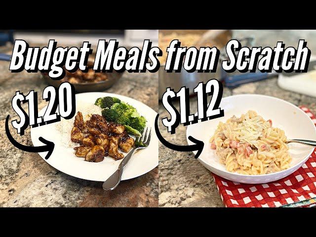 SCRATCH COOKING = BUDGET MEALS // EASY HOME COOKED RECIPES