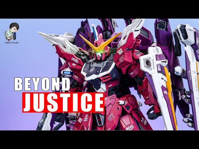 MG 1/100 JUSTICE GUNDAM CUSTOM BUILD with Resin Conversion Kit