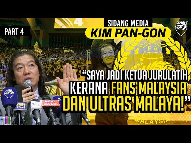 "Memilih untuk menjadi ketua jurulatih Harimau Malaya kerana peminat Malaysia dan Ultras Malaya!"