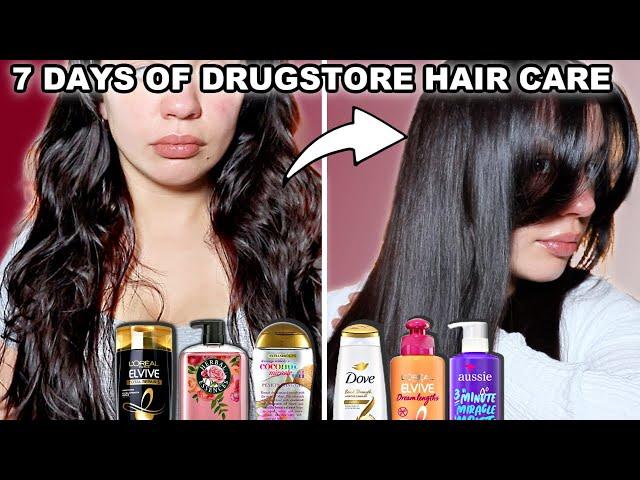 I Used Drugstore Hair Products for 7 Days… And the Results SHOCKED Me!