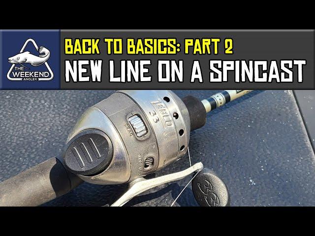 How to Put New Line On a Spincast (Push Button) Fishing Reel