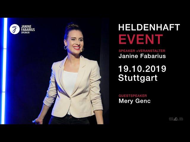 NEU! Heldenhaft Event mit Speaker Janine Fabarius mit Mery Genc in Stuttgart