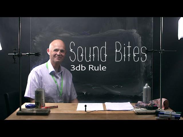 Sound bites - 3db rule