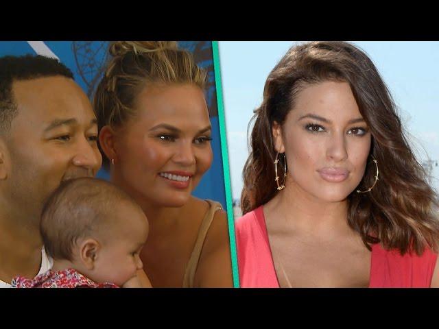 Ashley Graham and Chrissy Teigen Shimmer in Sand at 'Sports Illustrated' Summer of Swim Event