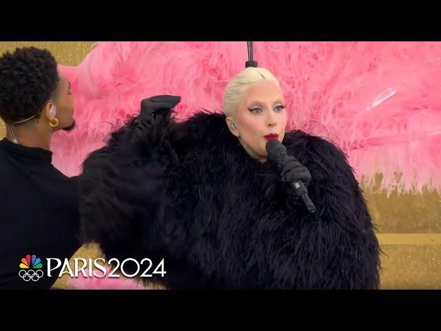 Lady Gaga's full performance at the Paris 2024 Olympics Opening Ceremony | NBC Sports