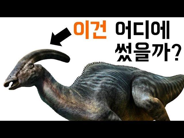 파라사우롤로푸스는 머리 뒤에 달린 볏으로 뭘 했을까?
